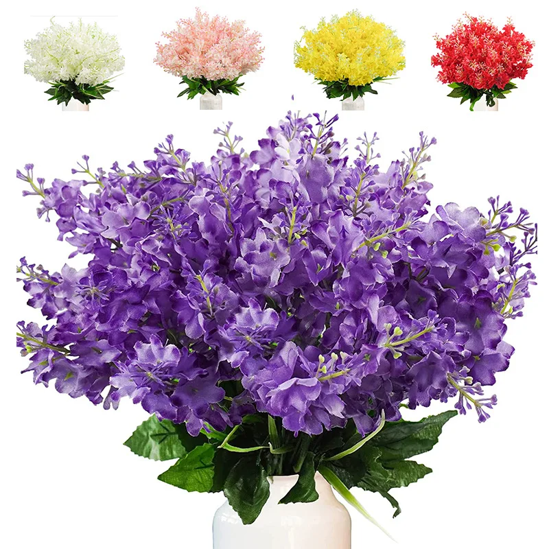 35 cm Umelá Kvetina, Hyacint Pšenica Ucho, Kvetinu, Vistérie Kvet Usporiadanie Svadobné Kytice, Dekorácie Domáce Dekorácie