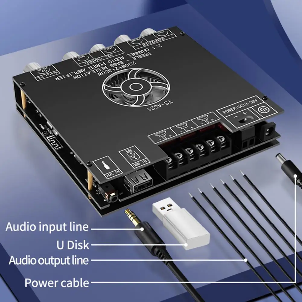 Audio Zosilňovač Palube Vynikajúce Bluetooth-kompatibilné 5.1 TPA3251 Audio Stereo Zosilňovač Doska Bezpečné Zosilňovač Rada