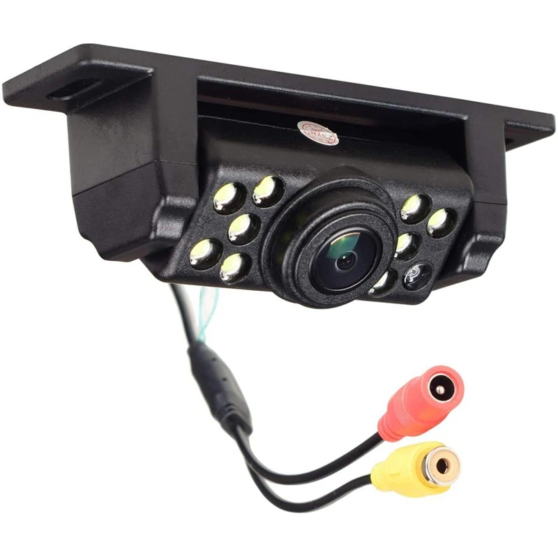 Auto Backup Kamerou Zozadu na Zadnej strane Fotoaparátu s 170° Široký Uhol 9 Super Jasné LED Svetlá pre Nočné Videnie pre Všetky Vozidlá