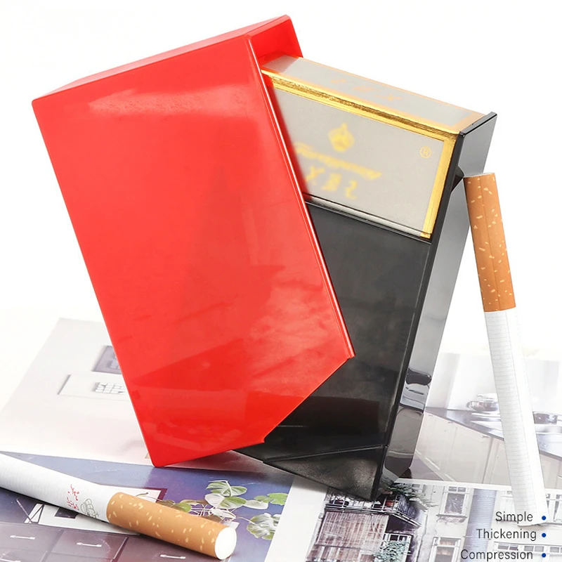 Darček Podržte 20 Cigariet ABS Plast Cigariet puzdro Muž Ženy Fajčenie Cigariet Box Rukáve Vrecko Cigarety Balík Kryt