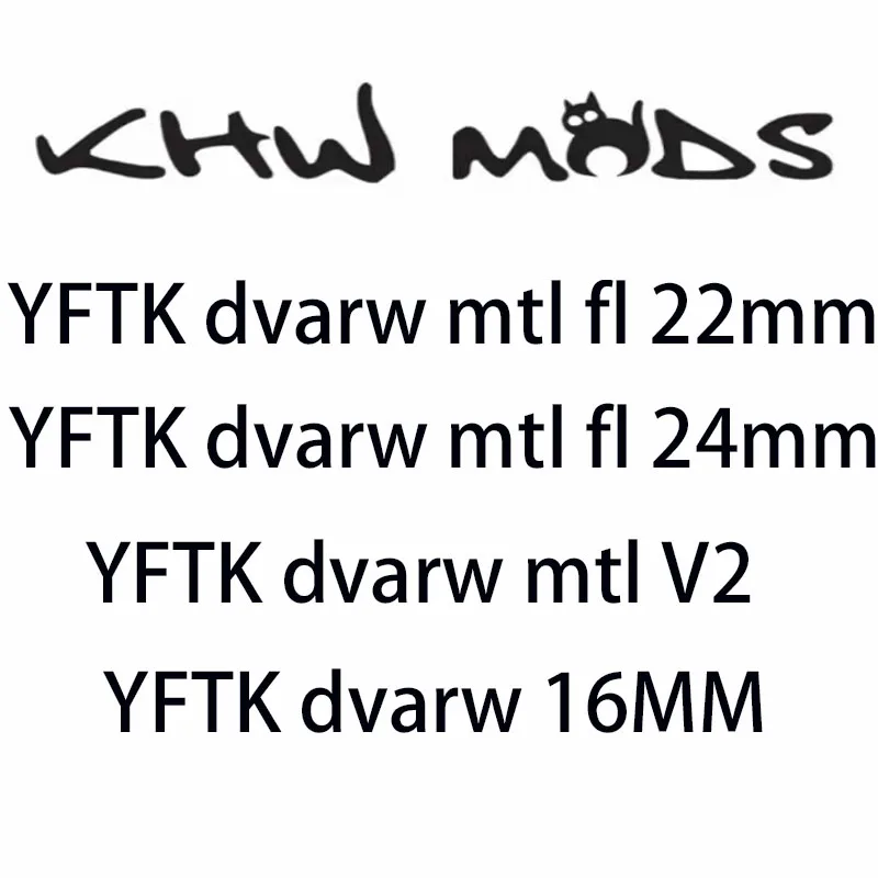 DIY YFTK dvarw cairo fl dl 16 MM 22 mm 24 mm v2 s 11pcs AFC vložiť Mŕtveho Zajaca v3 taifun gtr gt5 Statív 2 nádrže montáž nábytku