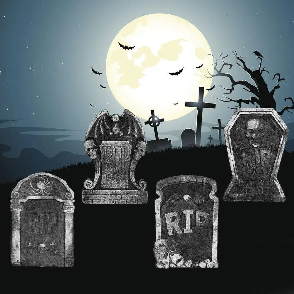 Pena Kostra Halloween Dekorácie Pre Domov Hrobu Bat Strana navrhne Halloween Príslušenstvo Domu Hrôzy Rekvizity Rip Tombston N0D0