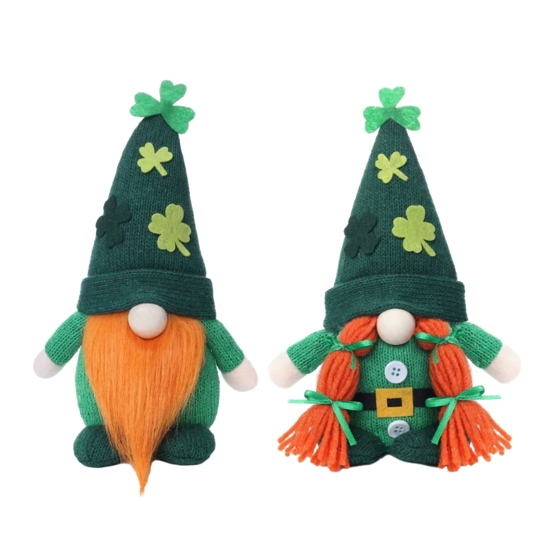 StPatrick Deň Gnome Írsky Deň Plushes Gnome StPatrick Deň Veľkonočný Darček,Shamrocks Figúrka Zelená Výzdoba
