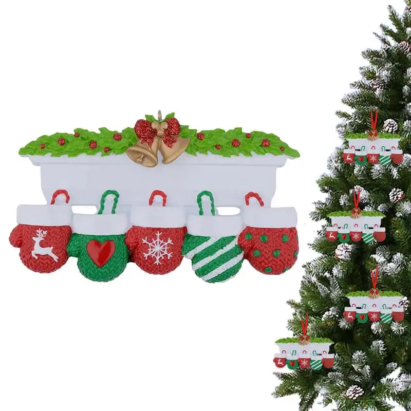 Vianočné DIY Ornament Výzdoba Pre Vianočný Stromček Darček Dom, Zrubové Ozdoby Rukavice Prívesok Dekor