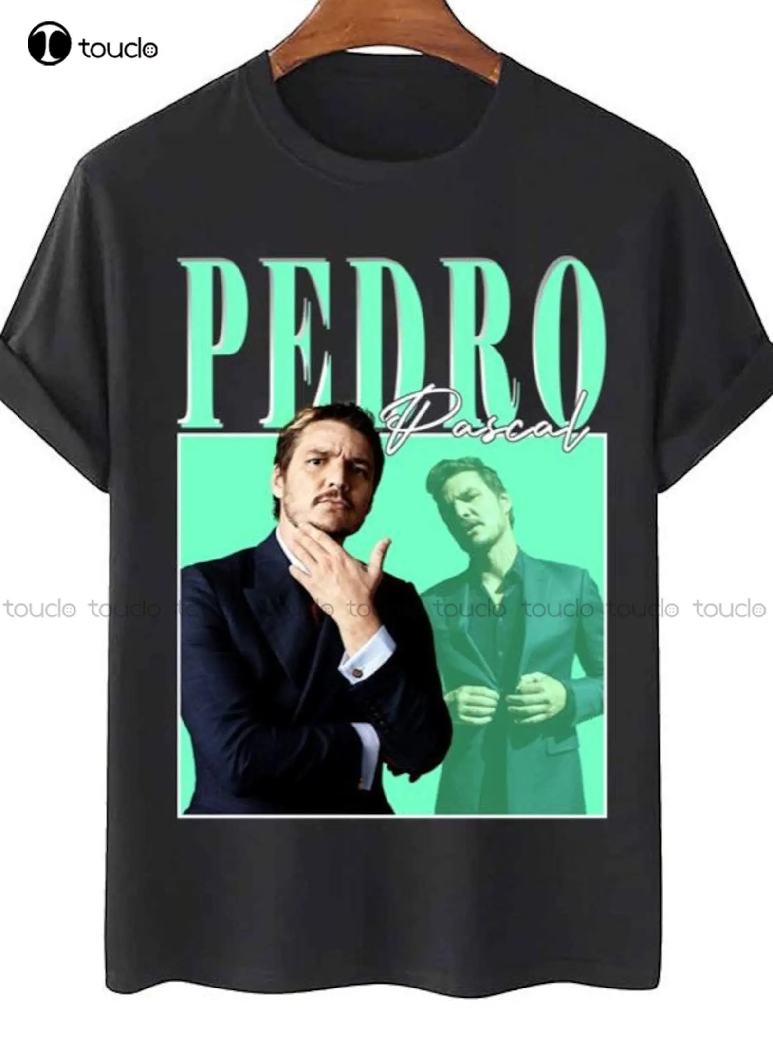 Čilský Americký Pedro Pascal Vintage Retro Štýl 90. rokoch Tee Mens Tee Tričká Krátky Rukáv Funny T-Shirts Xs-5Xl Vianočný Darček
